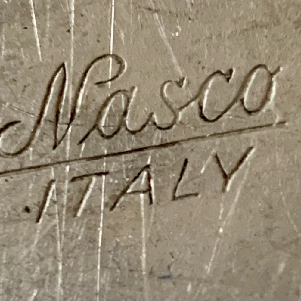 Vintage Aluminum Bowl Dish Nasco Italy
